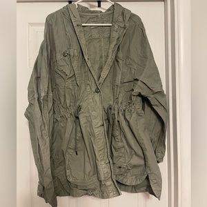 American eagle sage green coat